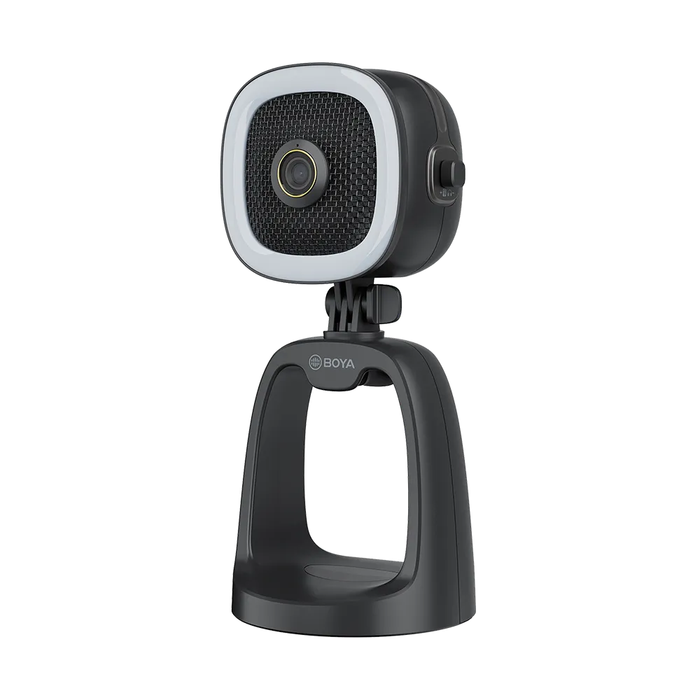 BY-CM6 | Webcam Mic With Built-in Ring Light