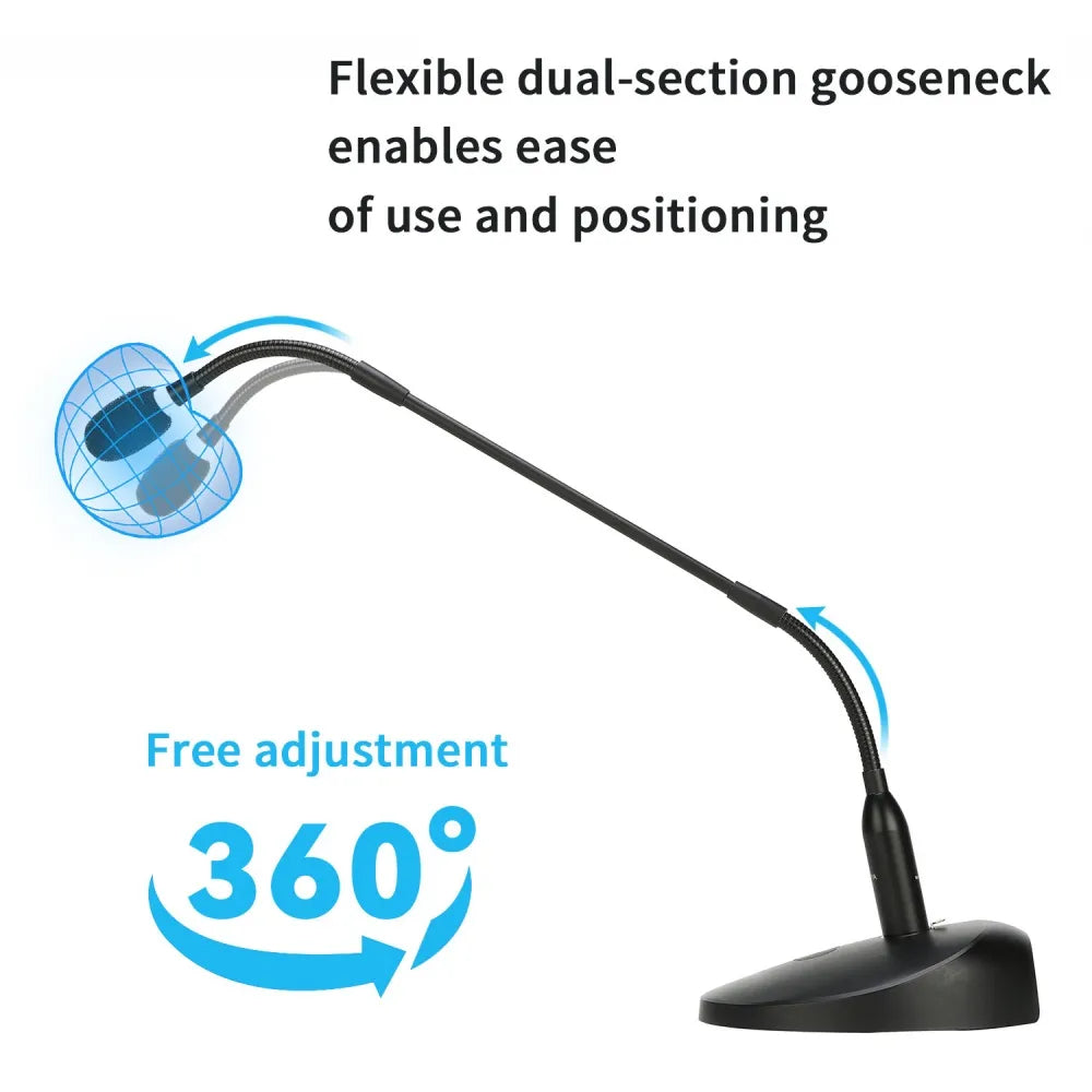 BY-GM18CB Desktop Gooseneck Condenser Conference Microphone