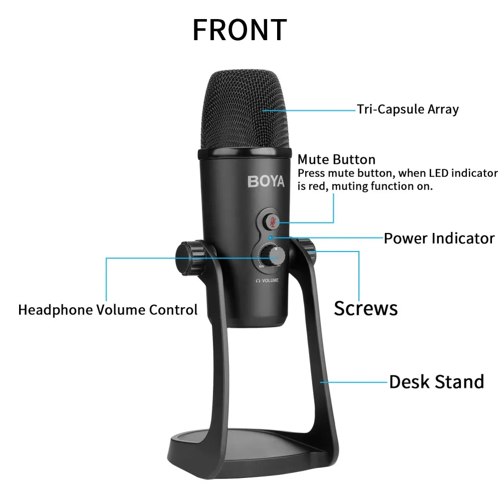 BY-PM700 | Microphone USB