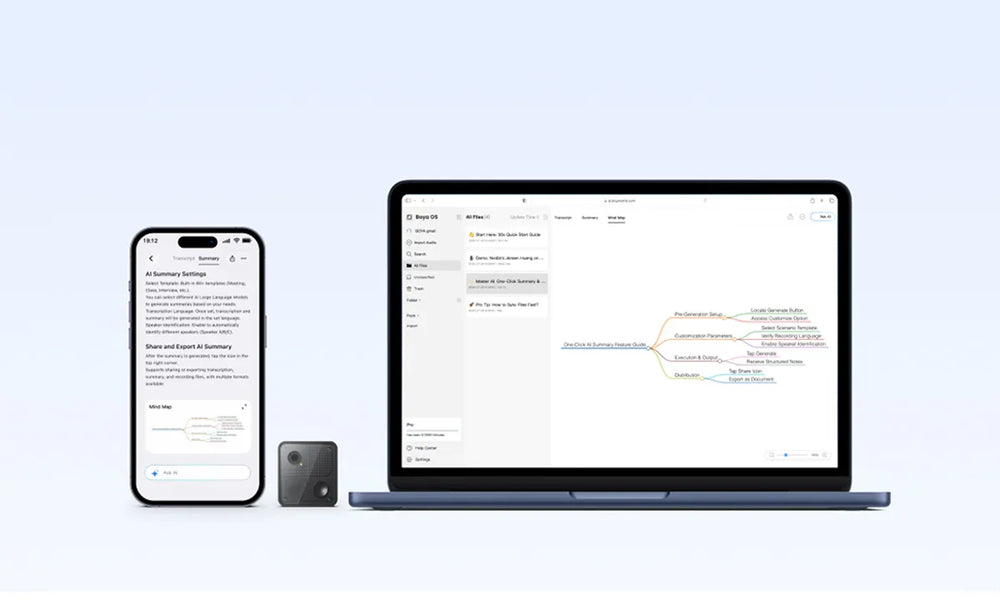Boya OS App &amp; Web Sync