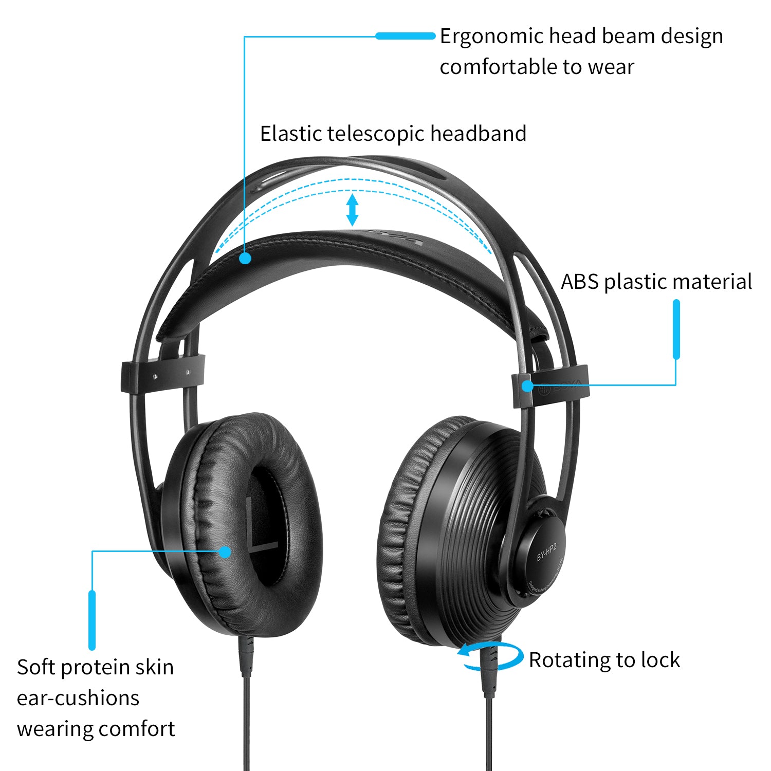 BY-HP2 Professional Monitor Headphone