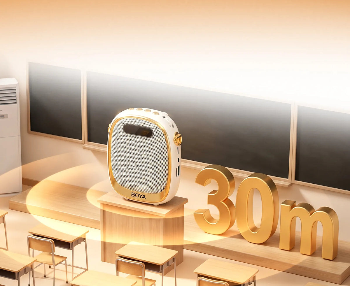 Stable transmission up to 30 m


  Move freely. Stay connected. Stable wireless transmission reaches up to 30 m, keeping your audio linked to the speaker as you move through the room.
