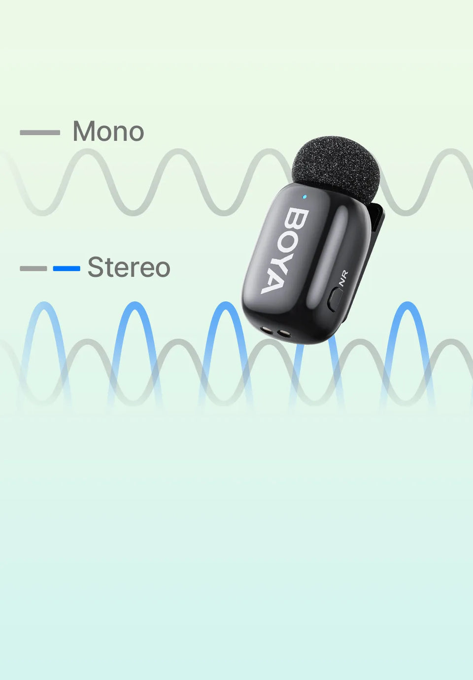 
  Flexible Mono &amp; Stereo Recording


