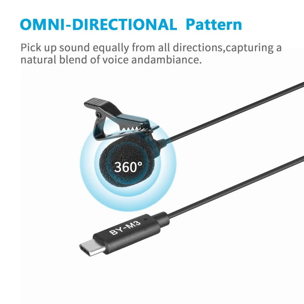 BY-M3D Digital Lavalier Microphone