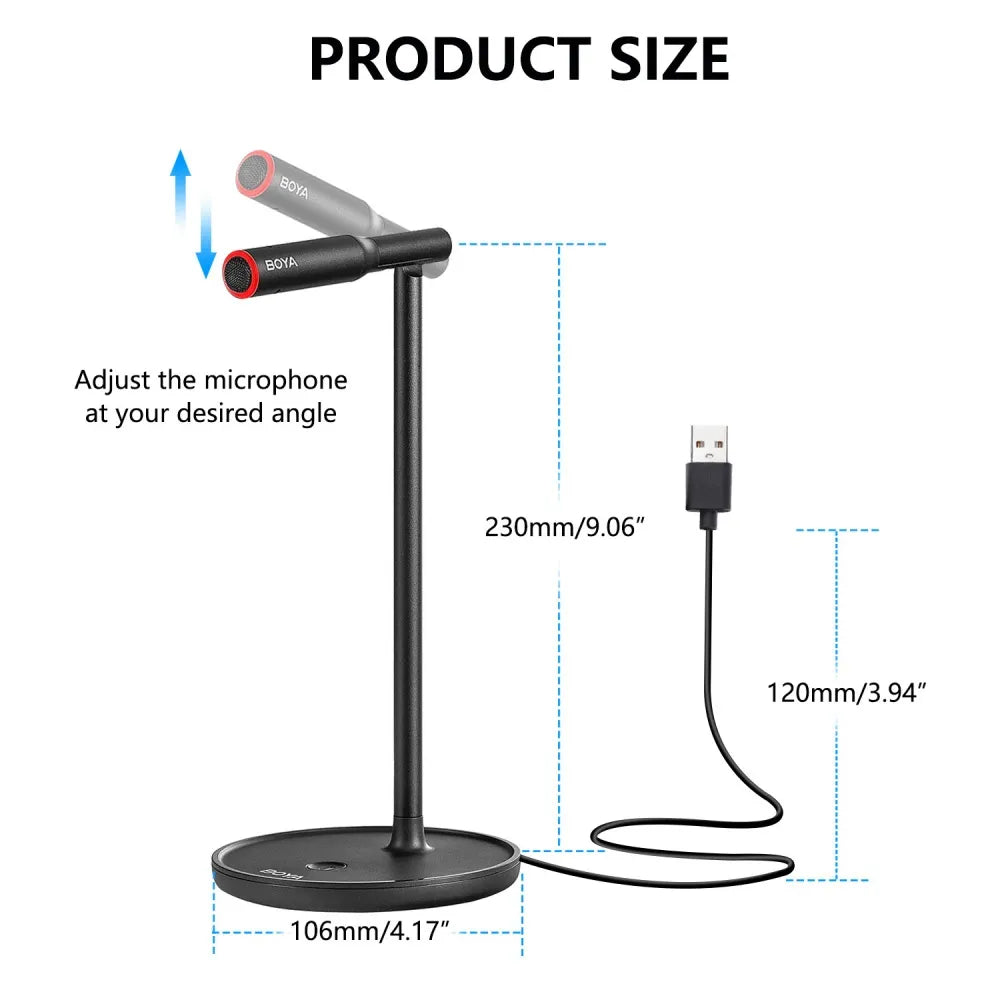 BY-CM1 Desktop USB Microphone