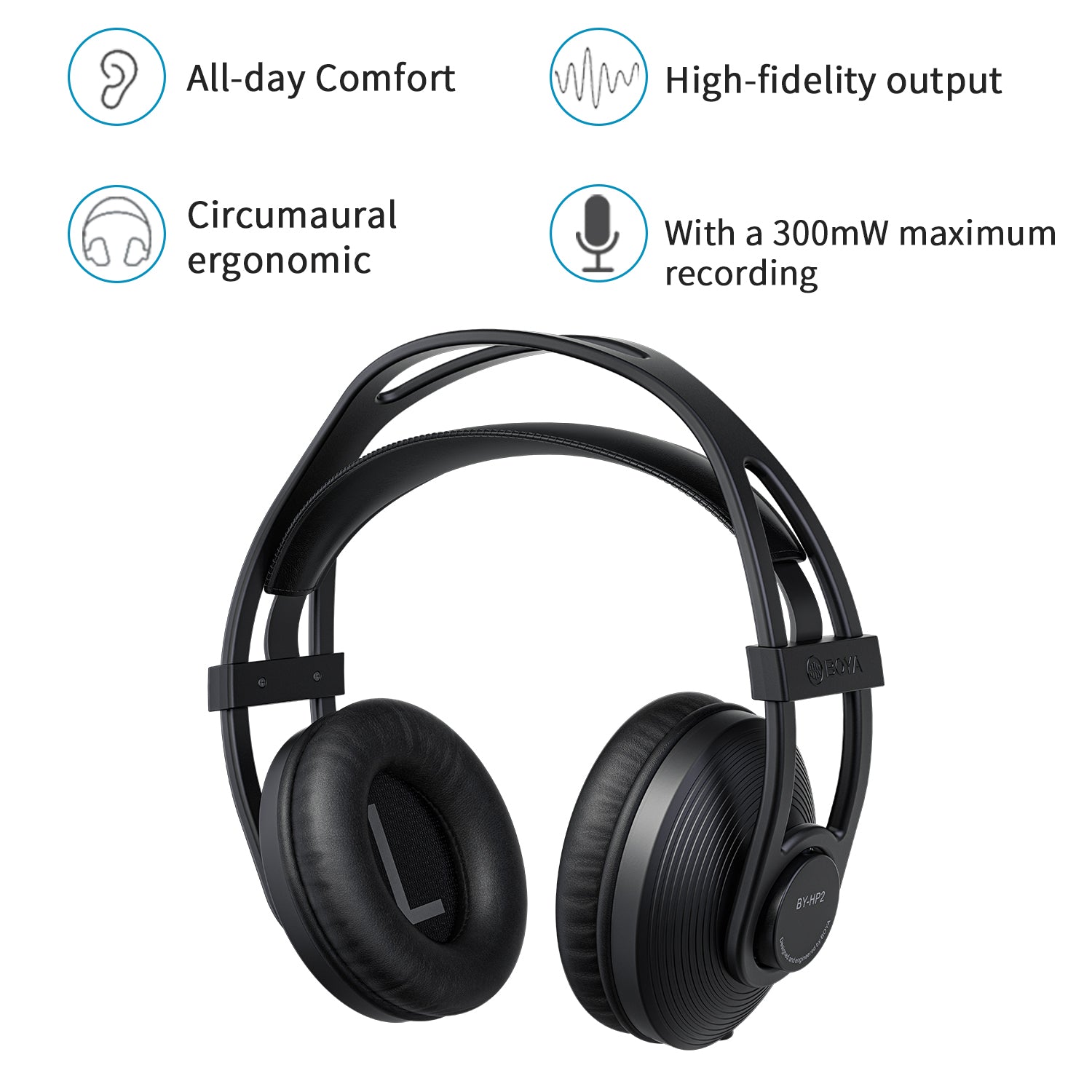 BY-HP2 Professional Monitor Headphone