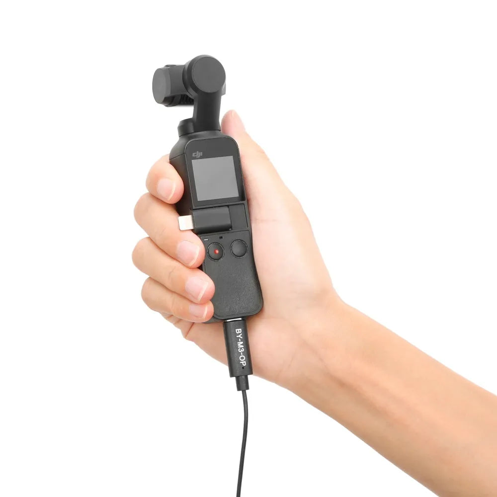 BY-M3-0P | Clip-on Digital Lavalier Microphone pour DJI Osmo ™ Pocket