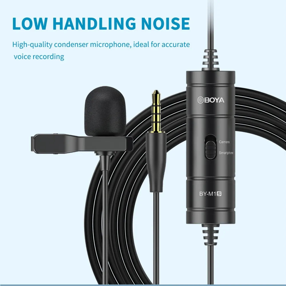 BY-M1S | Micrófono universal lavalier
