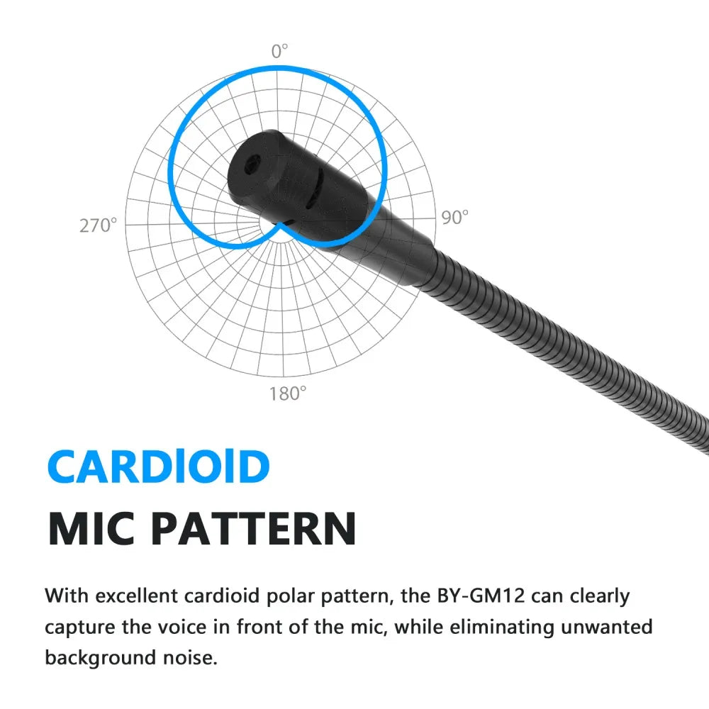 By-gm12 | Microphone USB au col en cygne