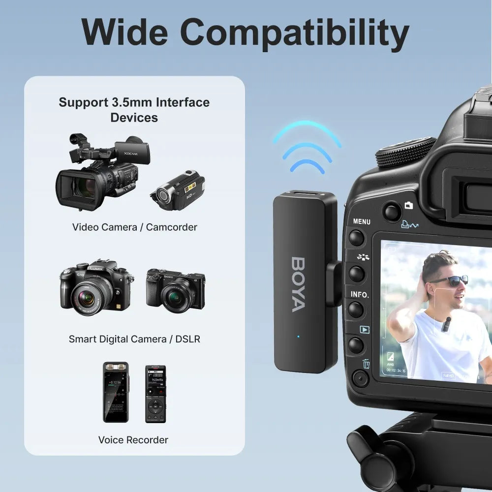 By-V4 | Ultracompact2.4GHz Wireless Mikrofonsystem