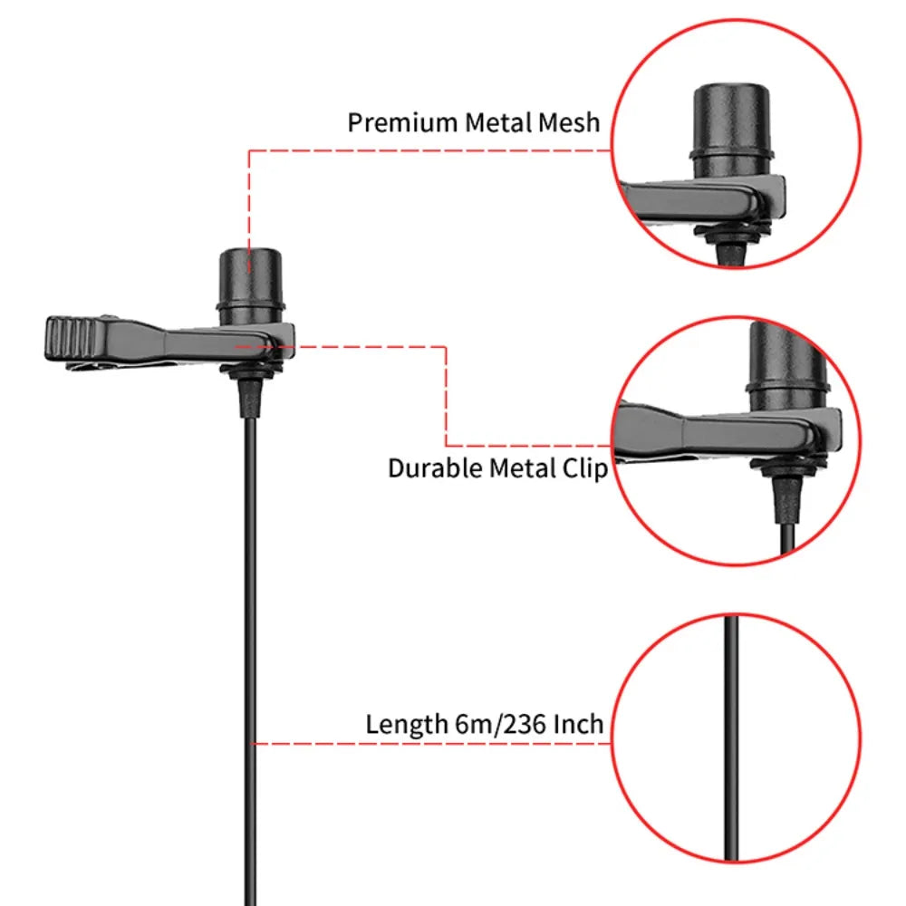 BY-M1 | Microphone à clipper