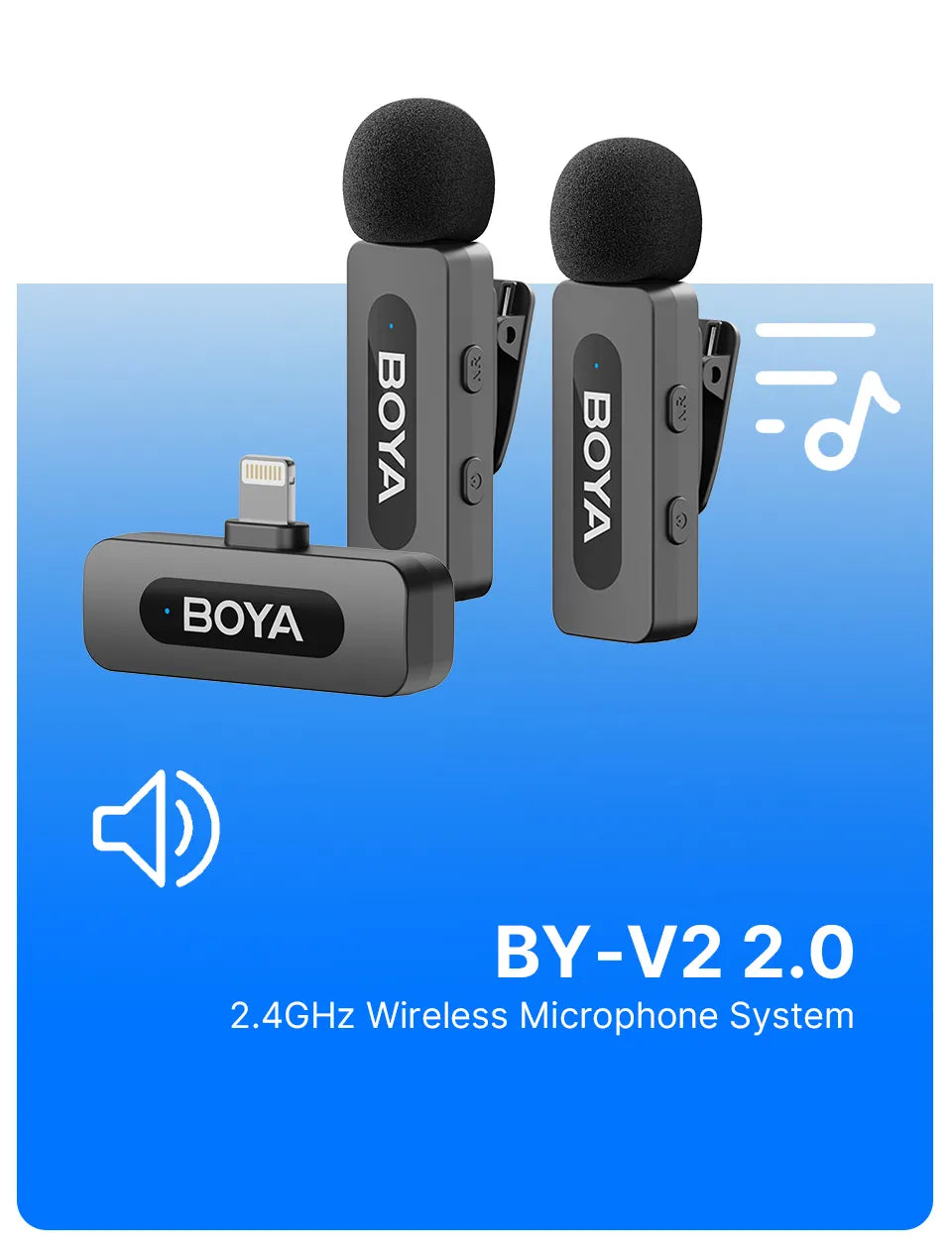 BOYA-V2_2.0_Wireless_Microphone