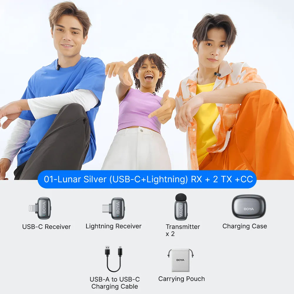 BOYA mini 2 - Upgraded Super Mini Wireless Microphone BOYA mini 2 - Upgraded Super Mini Wireless Microphone