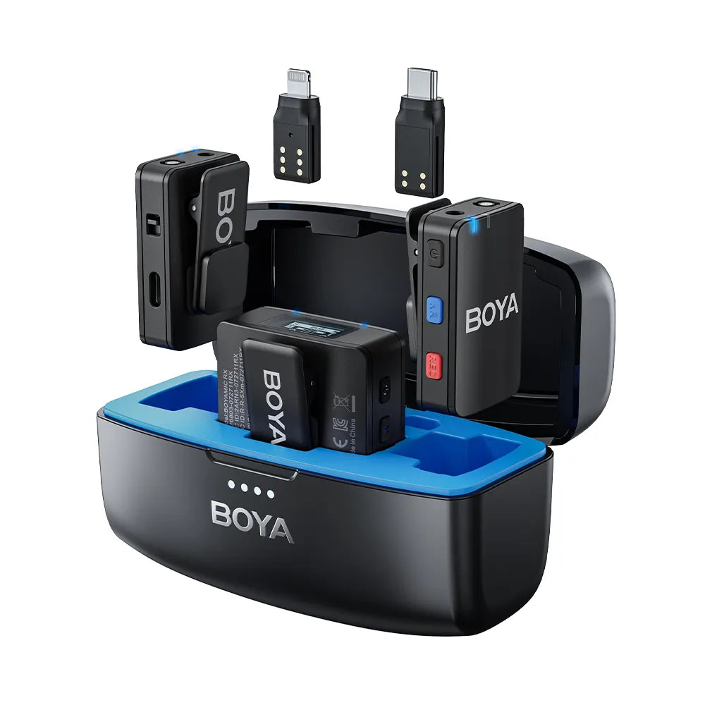 BOYAMIC - All-in-One Wireless Microphone with Onboard Recording BOYAMIC - All-in-One Wireless Microphone with Onboard Recording