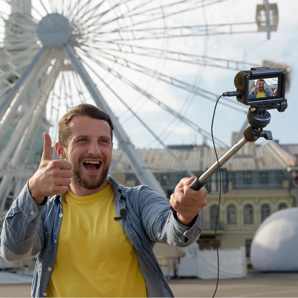 BY-M3-0A | Micrófono omnidireccional Lavalier para acción DJI OSMO ™