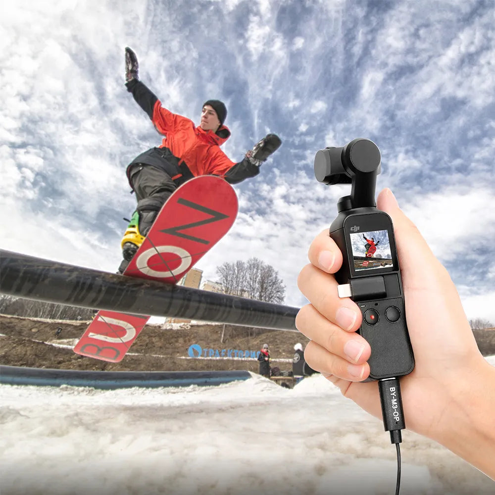 BY-M3-0P | Micrófono de Lavalier digital con clip para DJI OSMO ™ Pocket