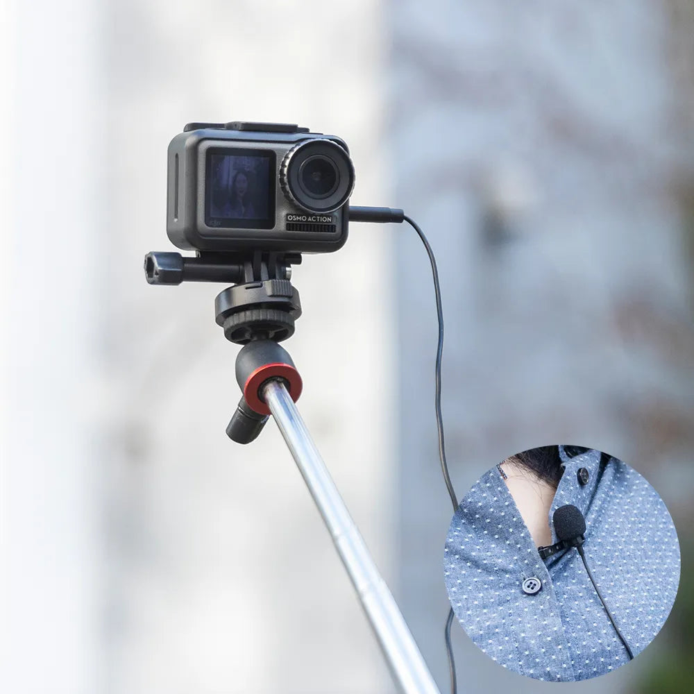 BY-M3-0A | Micrófono omnidireccional Lavalier para acción DJI OSMO ™