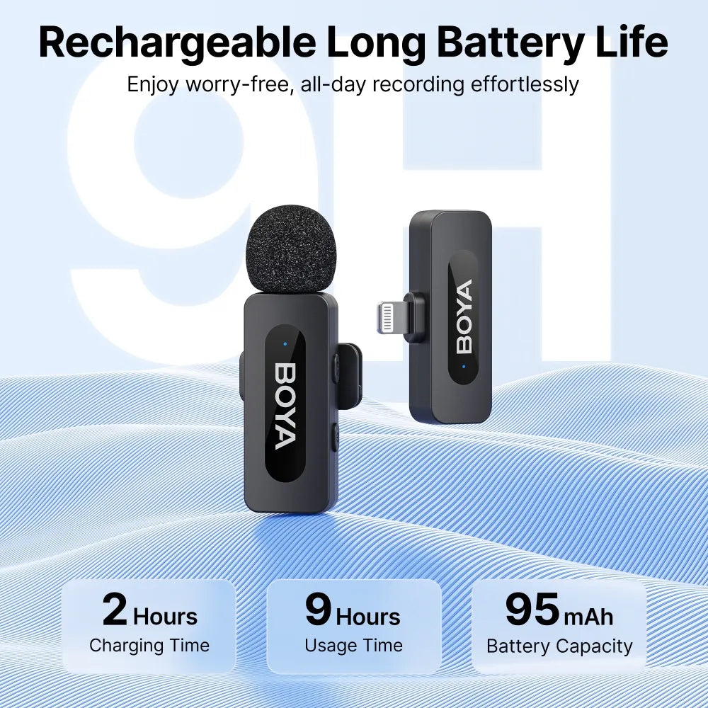 BY-V2.0 | 2,4 GHz drahtloses Mikrofonsystem 2,4 GHz