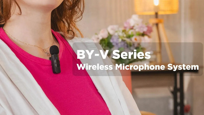 BOYA BY-V Series Dual-Channel Mini Wireless Microphone System