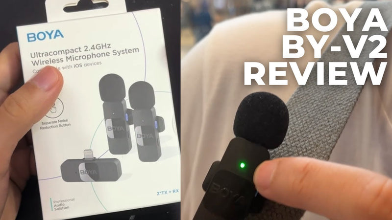 BOYA BY-V2 Unboxing & Review!